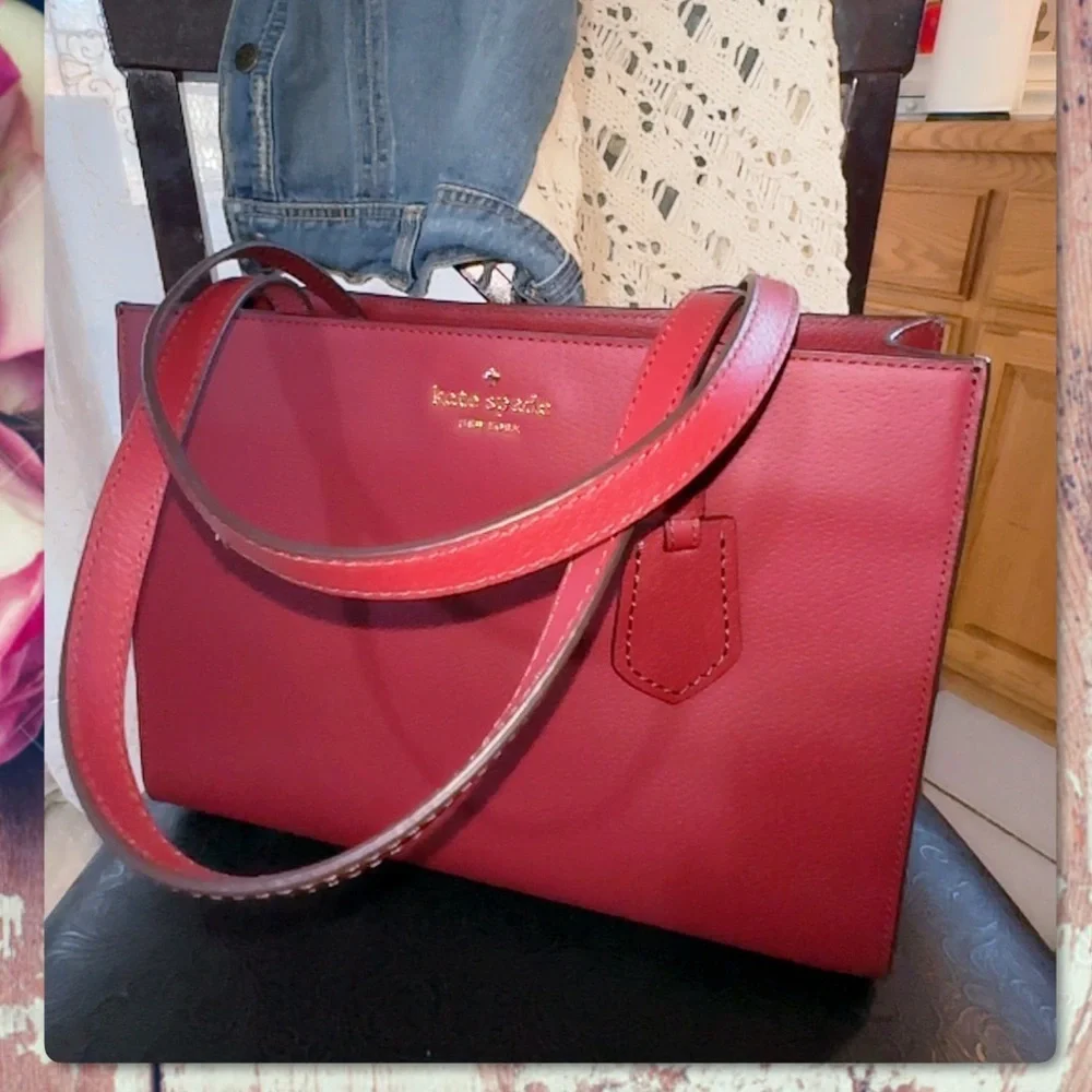KATE SPADE THOMPSON STREET LARGE SAM HANDBAG in SIENNA